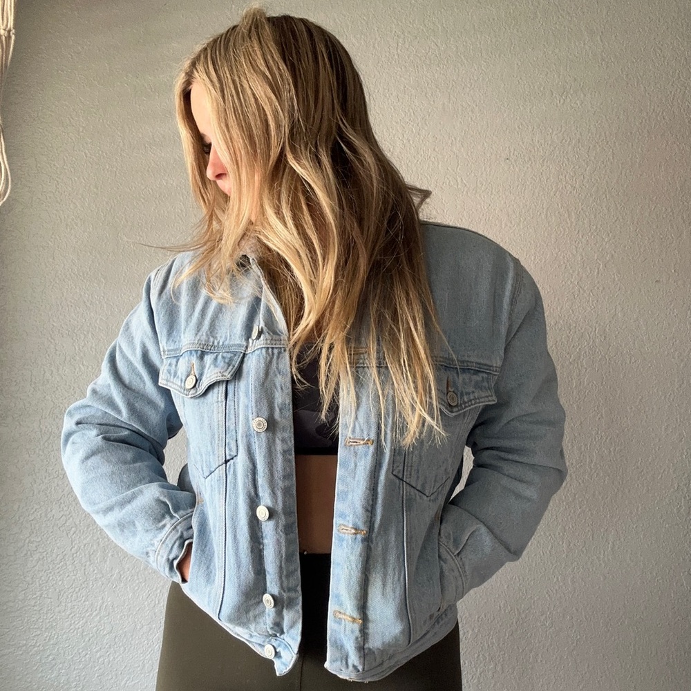 Brandy Melville Denim/Sherpa Jacket